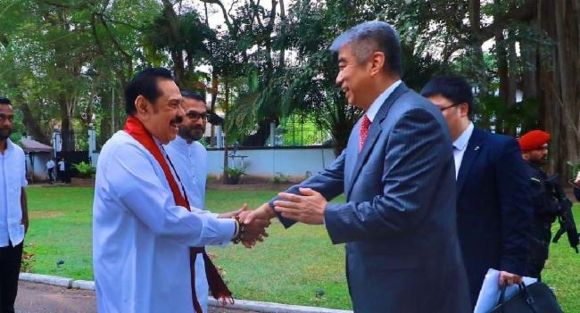 Chinese Communist Party delegation meets Mahinda